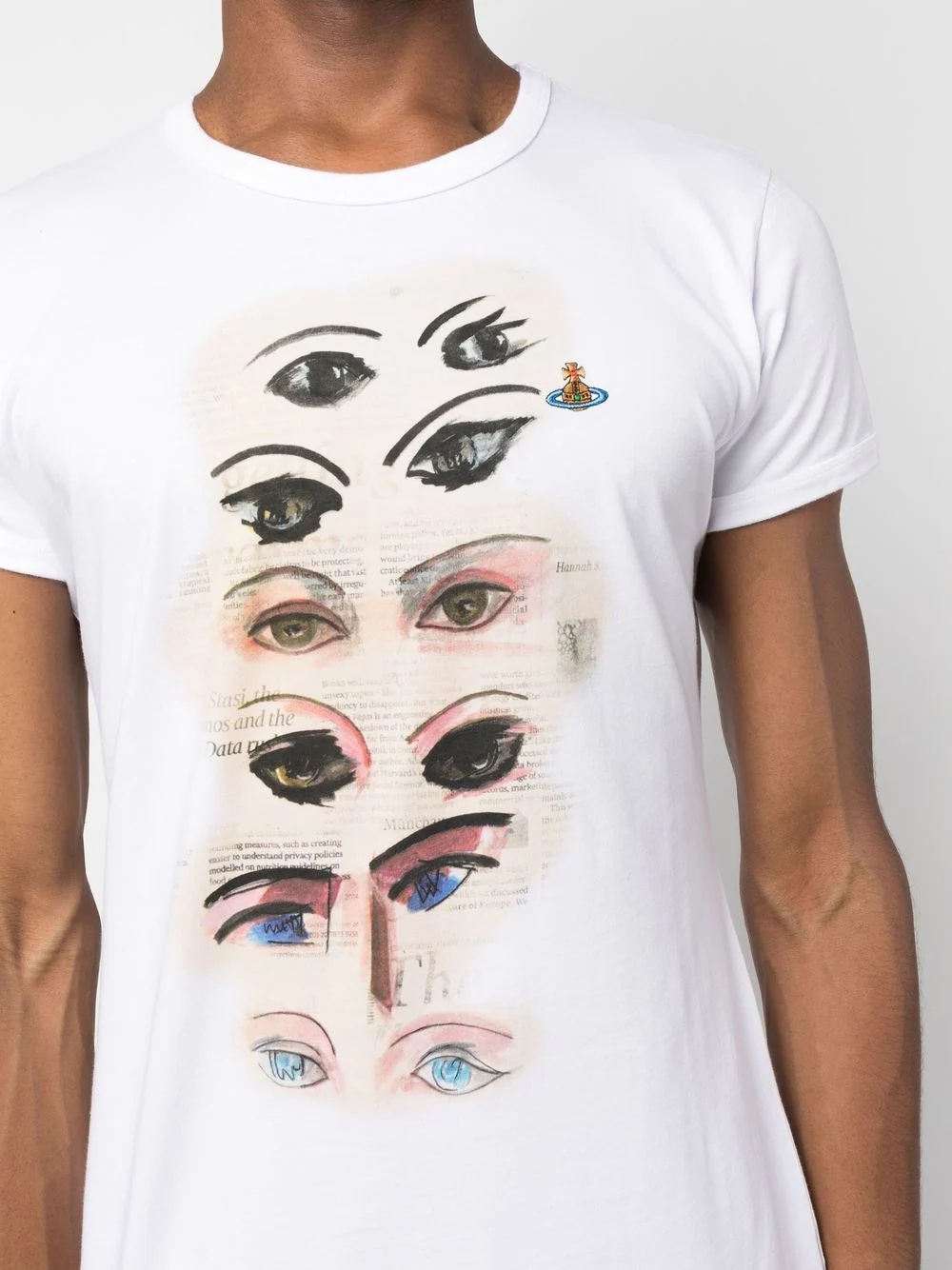 eye-print organic-cotton T-shirt - 5