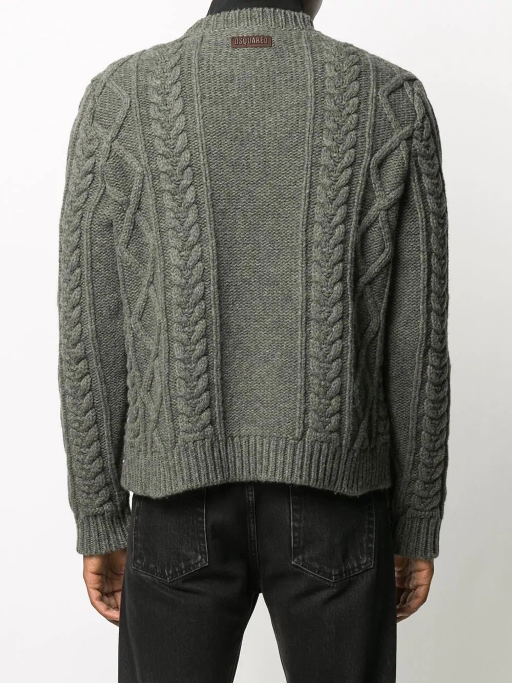 cable knit jumper - 4