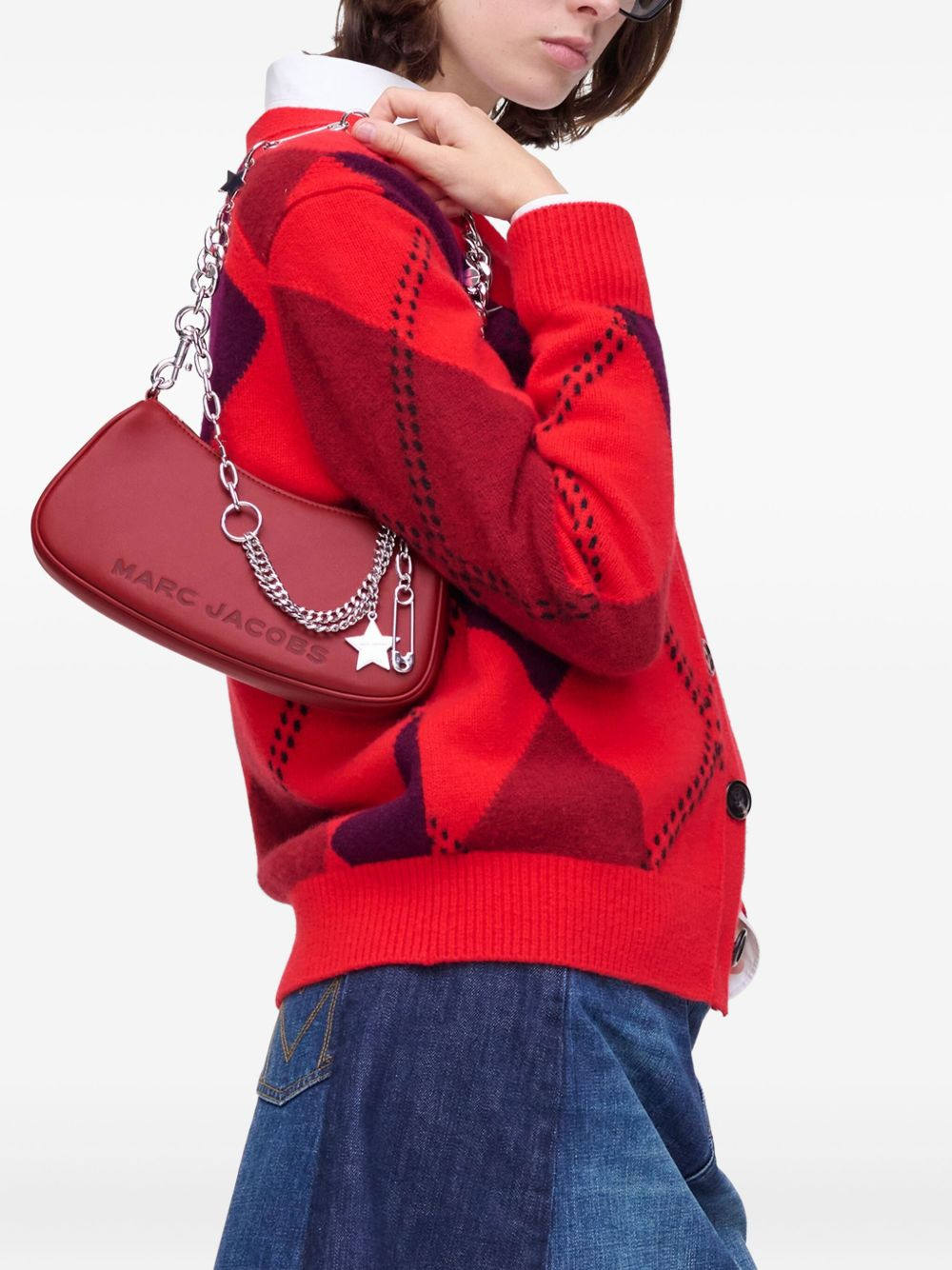 small star-charm shoulder bag - 2