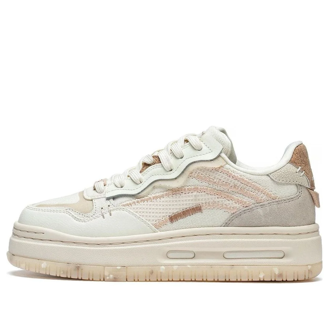 (WMNS) Li-Ning Future C1 Shoes 'White Beige' AGCT038-6 - 1