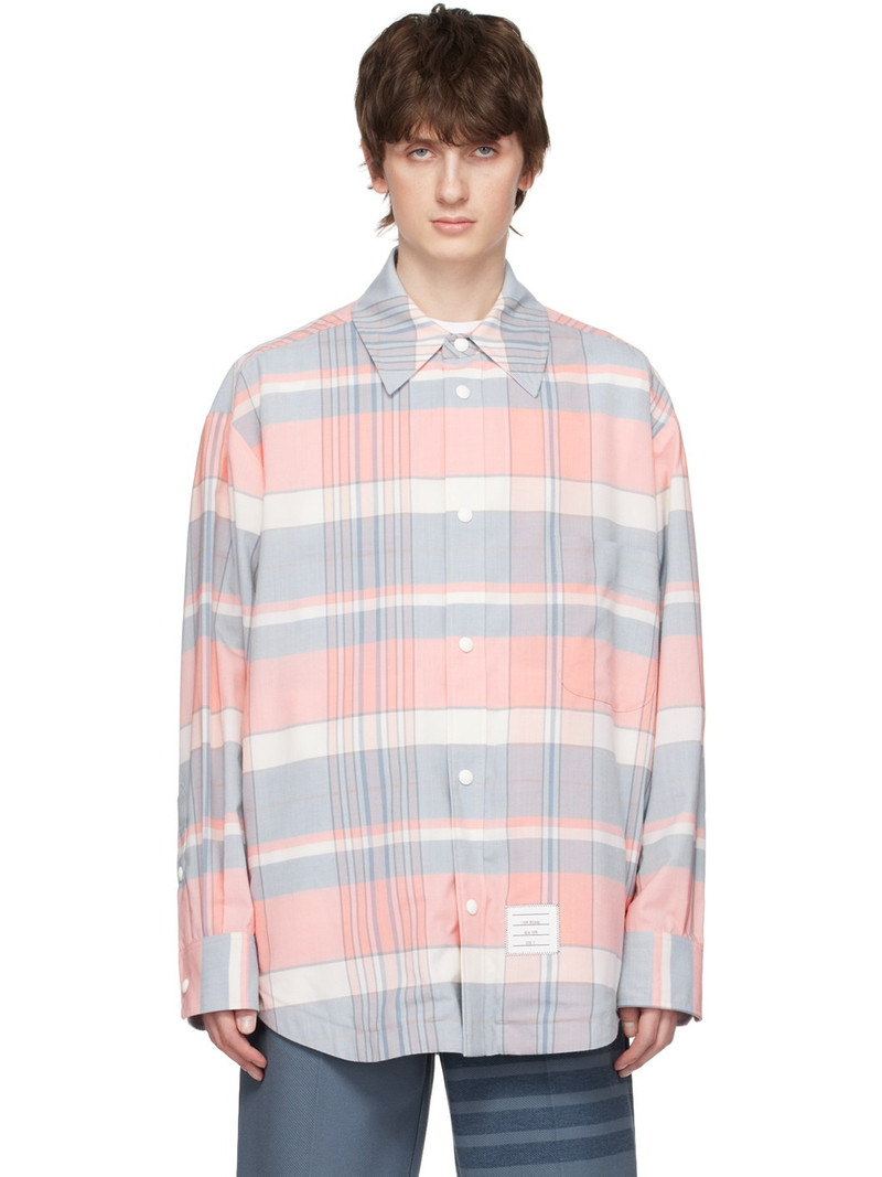 Pink & Blue Oversized Shirt 1