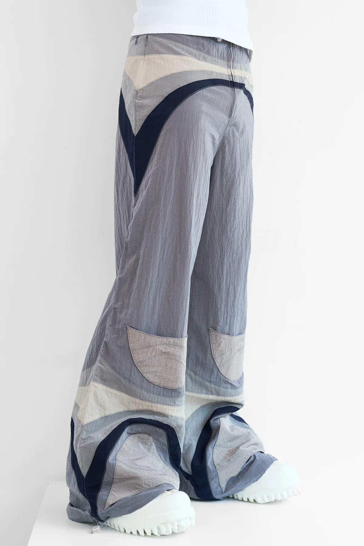 ERL Nylon Rave Pants Grey - 5