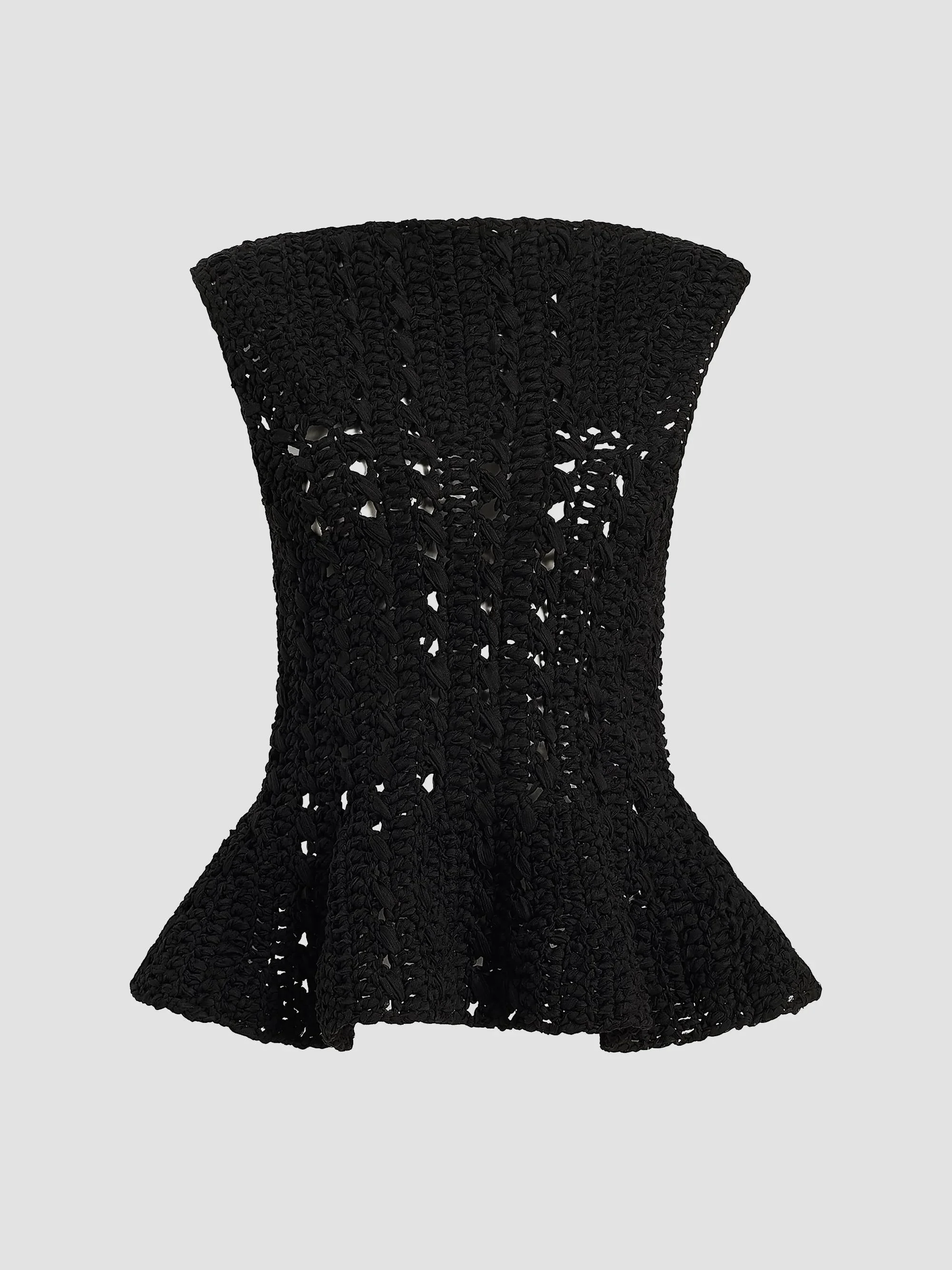 Women's Yuka Sleeveless Knit Peplum Top - Glaze - 1