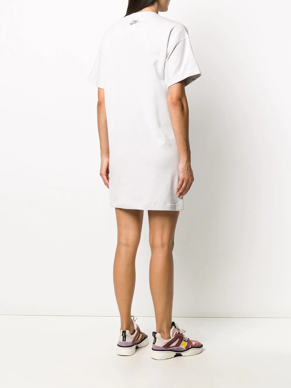 logo print T-shirt dress - 4