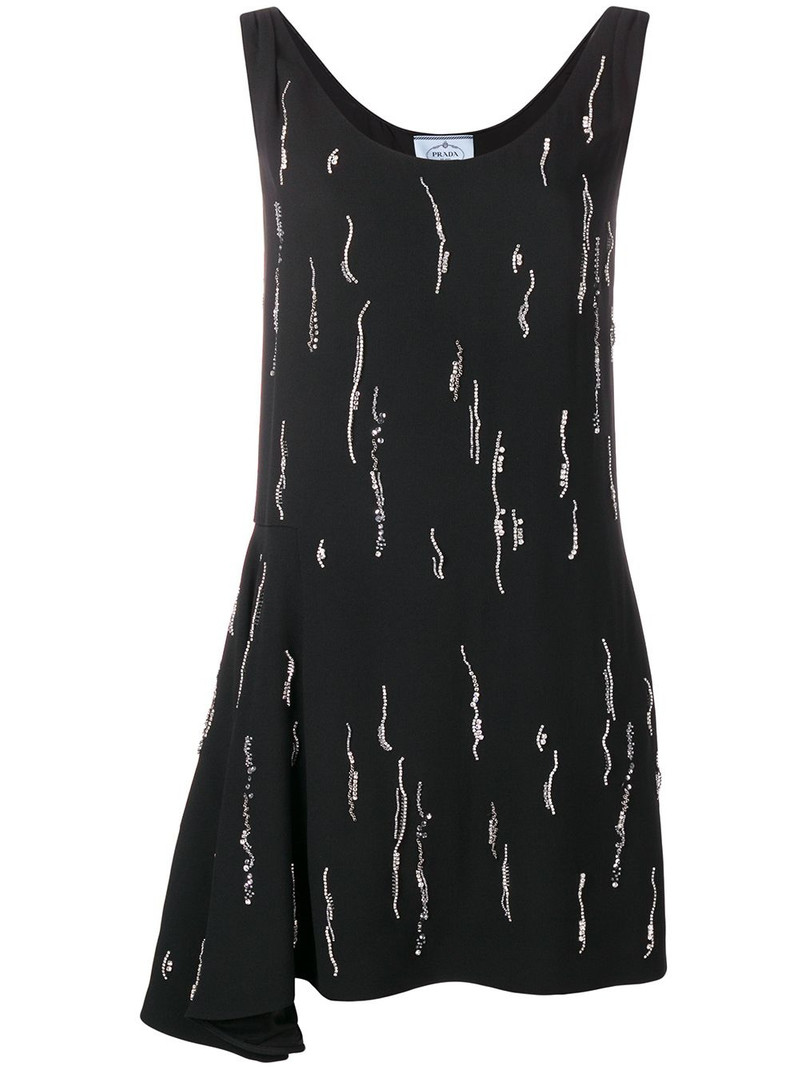 embellished asymmetric dress 1
