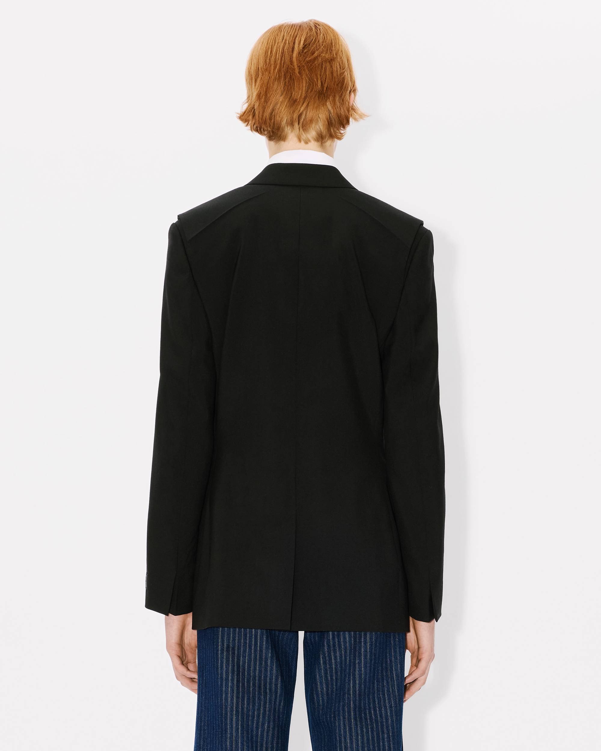 Oversized wool waisted blazer - 5