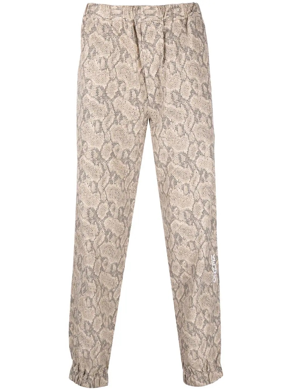 animal-print trousers - 1