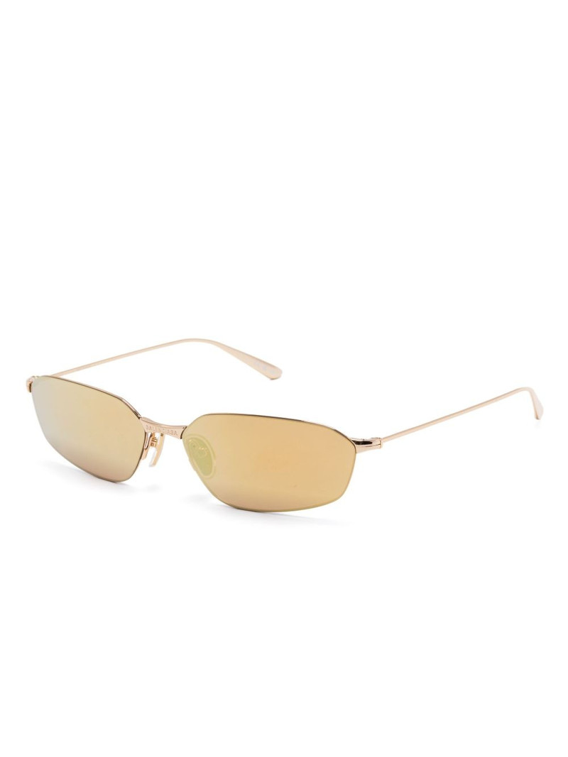 BALENCIAGA geometric-frame sunglasses outlook