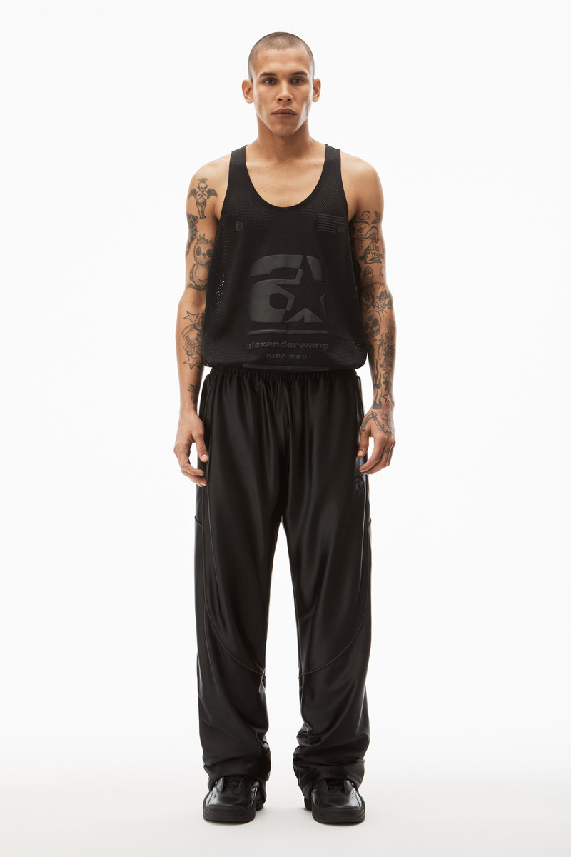 Alexander Wang STAR TANK IN ATHLETIC MESH outlook