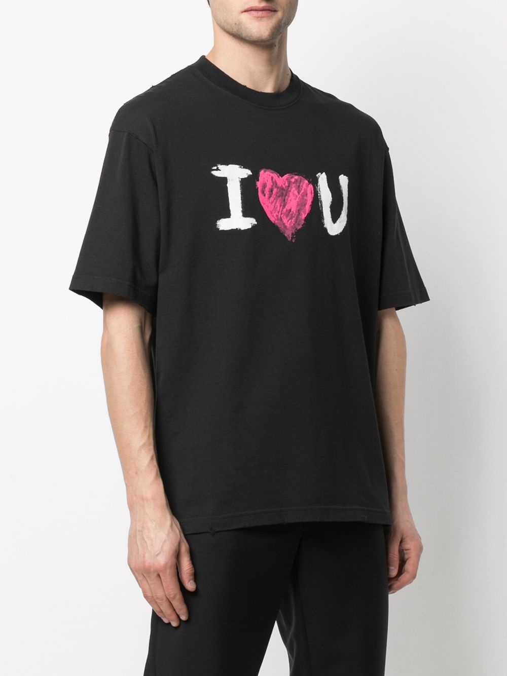 I Love You print T-shirt - 3