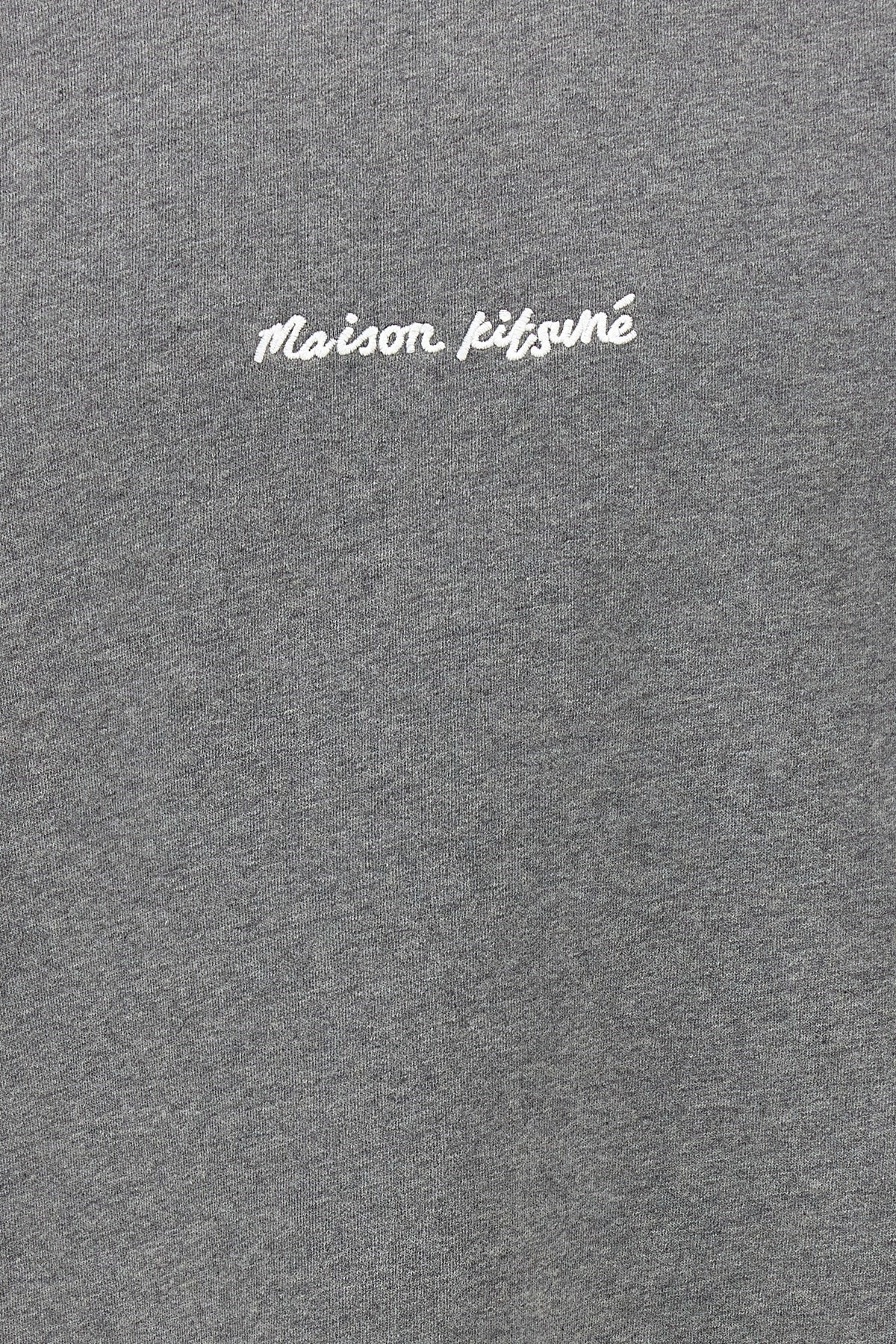 Logo embroidery sweatshirt - 4