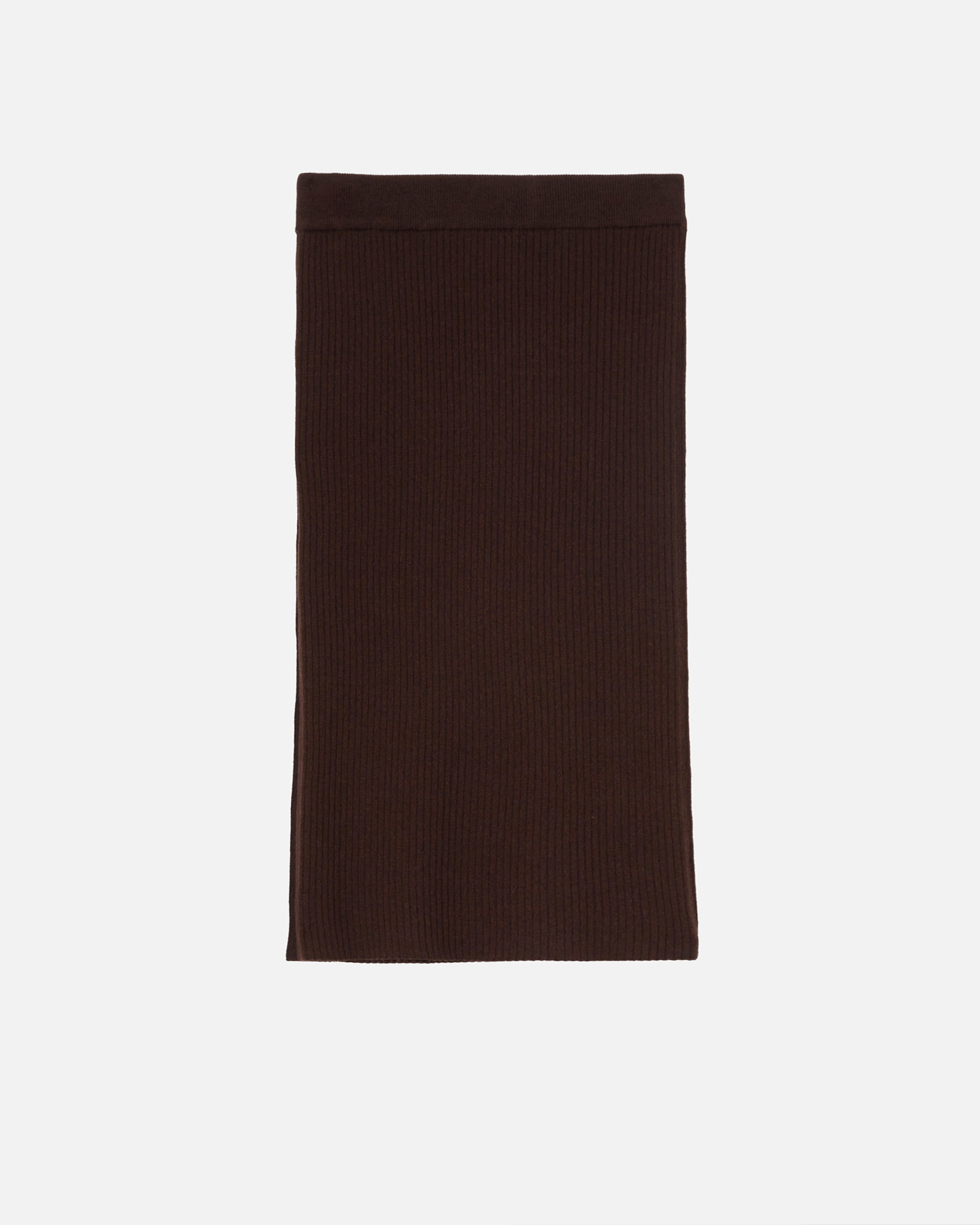 RIBBED CALF-LENGTH SKIRT WITH BUTTONS - 6