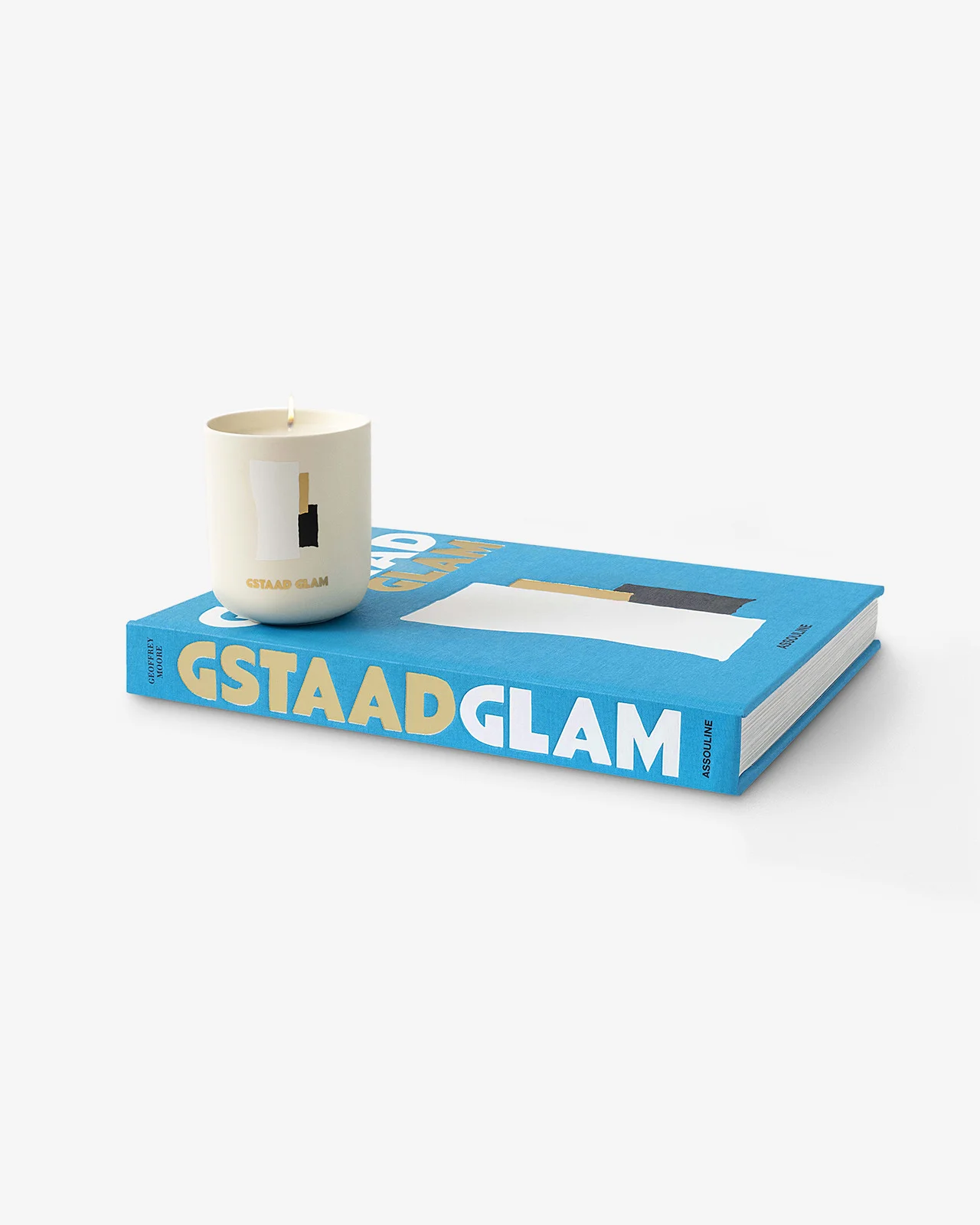 Gstaad Glam - Candle and Book Gift Set - 1