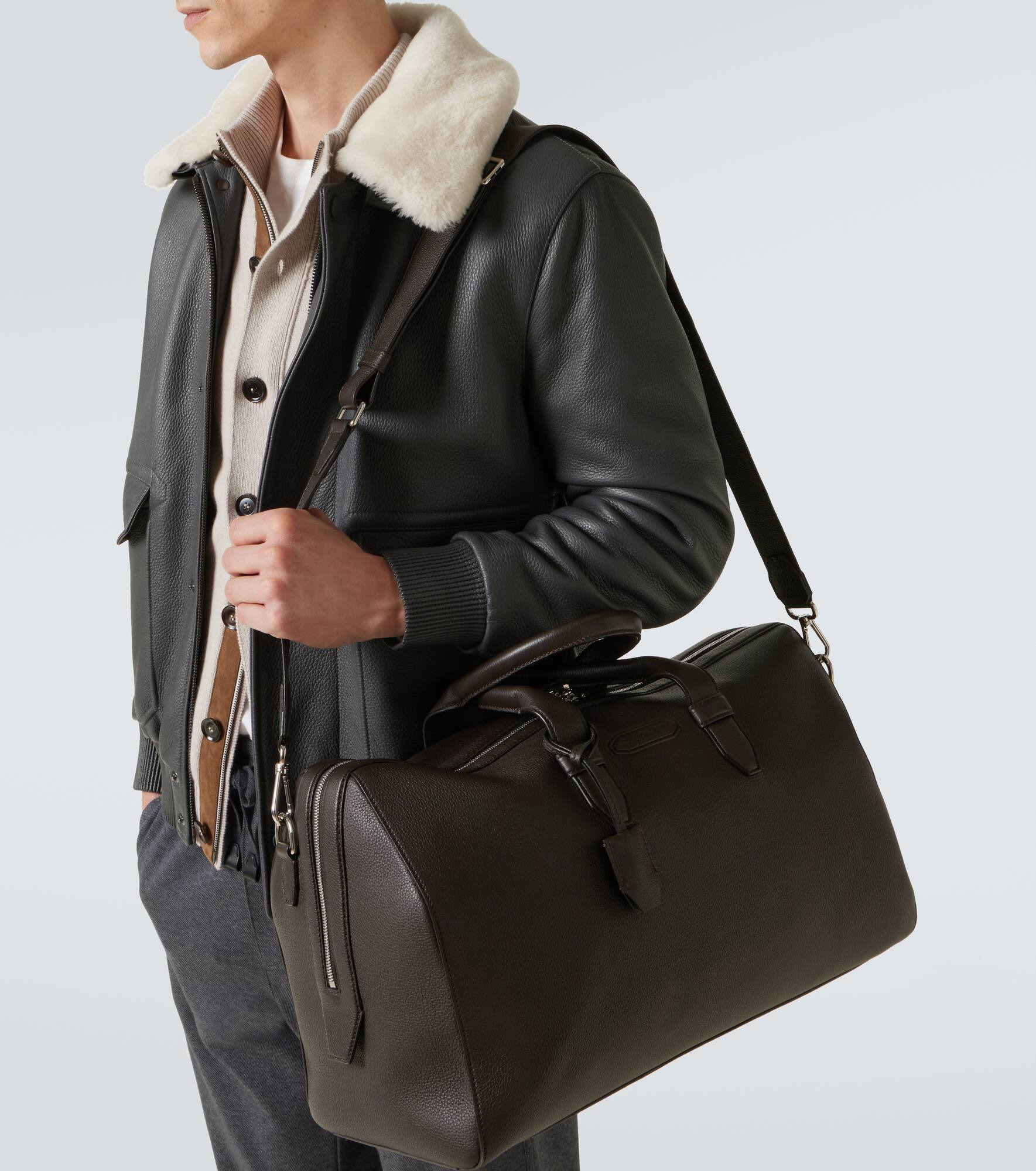 Leather duffel bag - 2