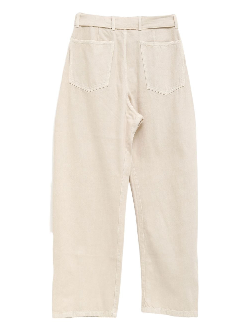 belted panel trousers - 2