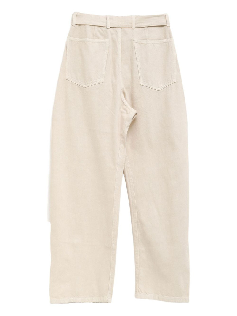 Lemaire belted panel trousers outlook
