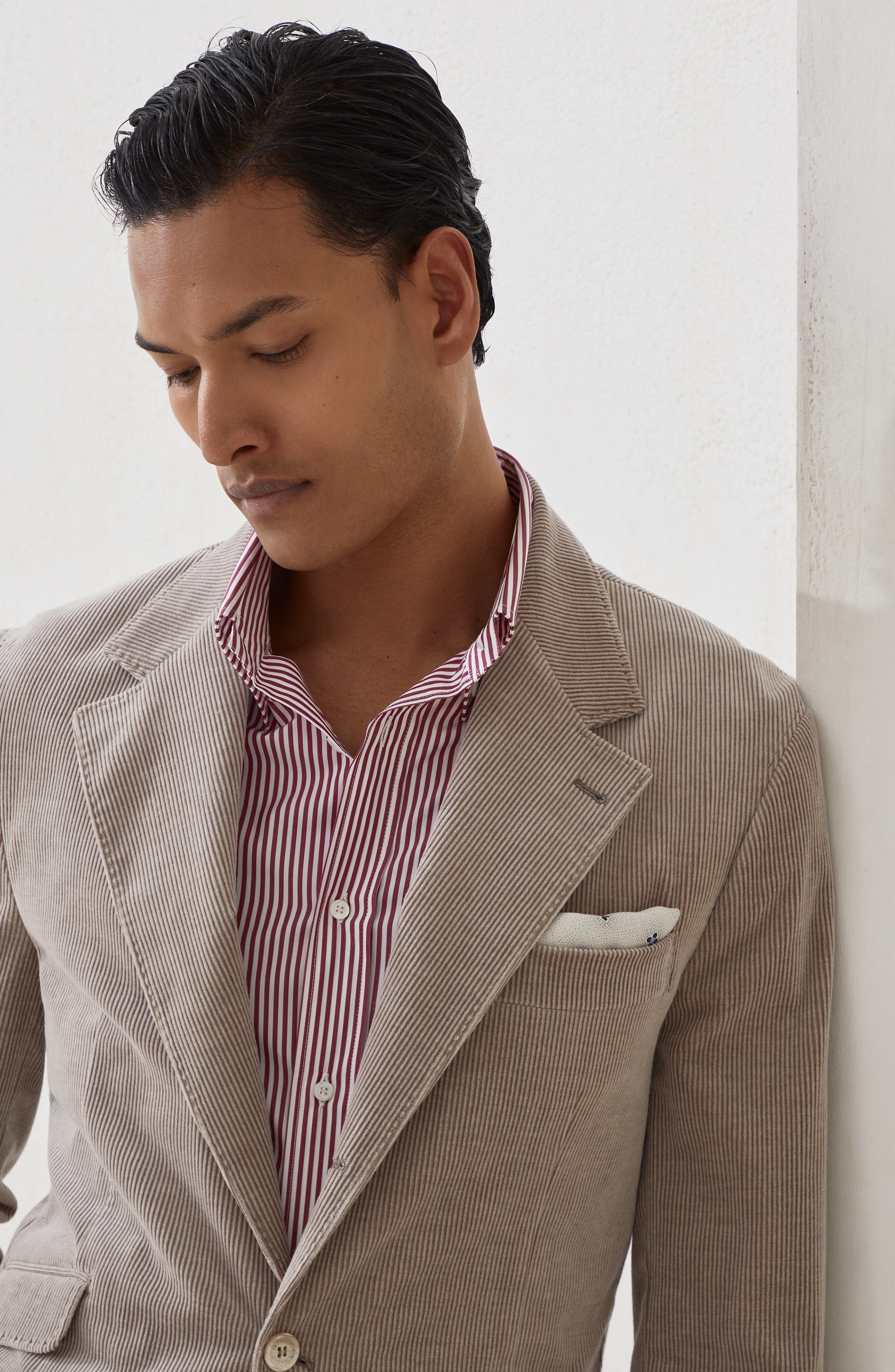 Brunello Cucinelli Corduroy blazer in Bark at Nordstrom - 4