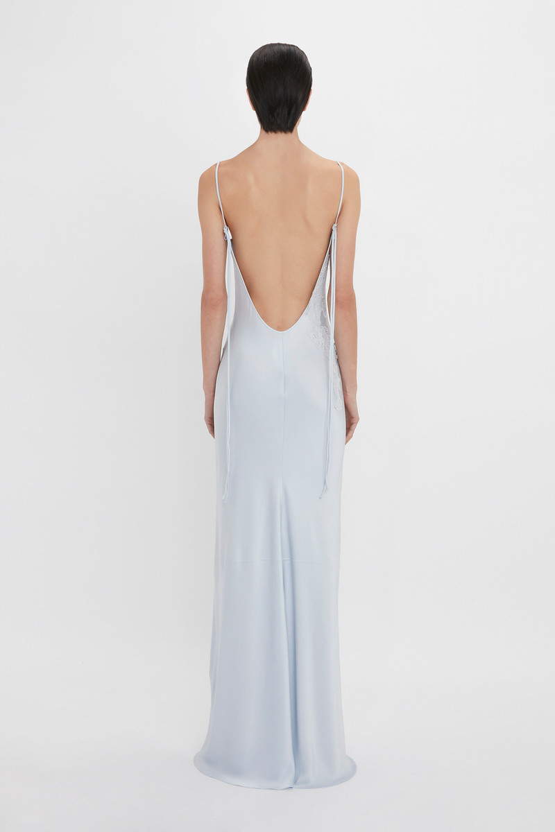 slim fit dress slacks Lace Cami Dress In Ivory – Victoria Beckham UK
