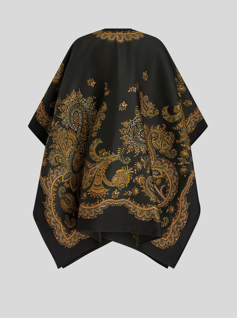 Etro ORNAMENTAL PAISLEY CAPE outlook