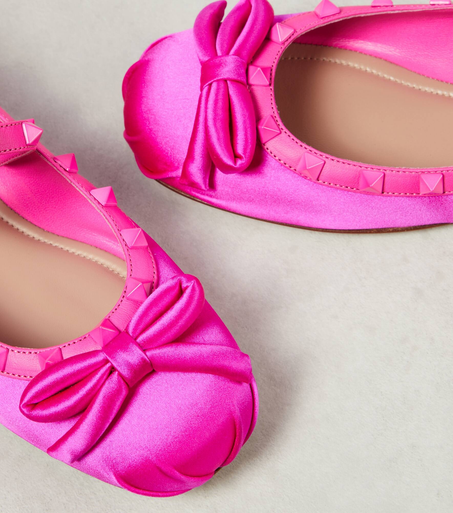 Rockstud embellished ballet flats - 6