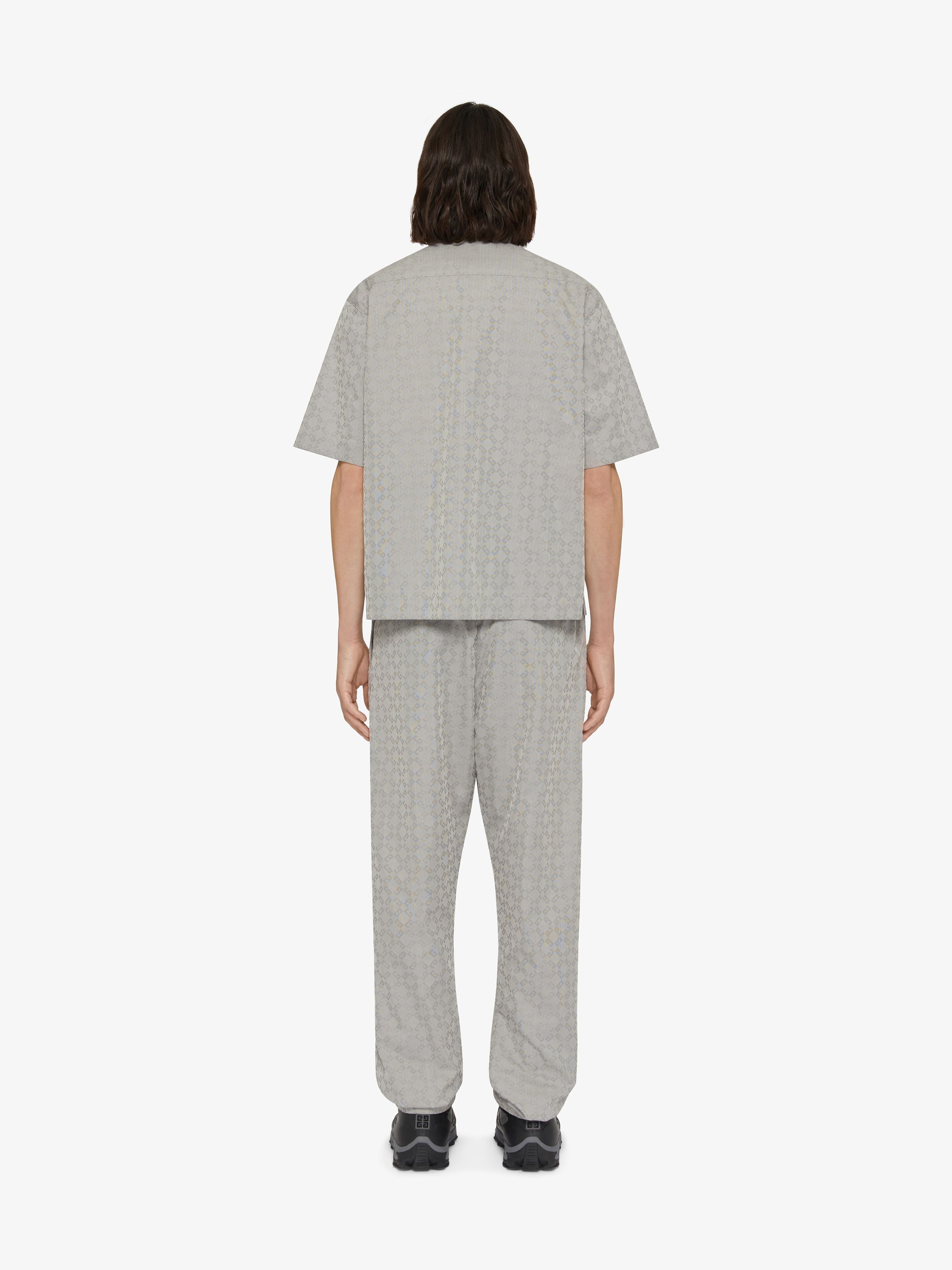 ZIPPED SHIRT IN MONOGRAM 72 JACQUARD - 4