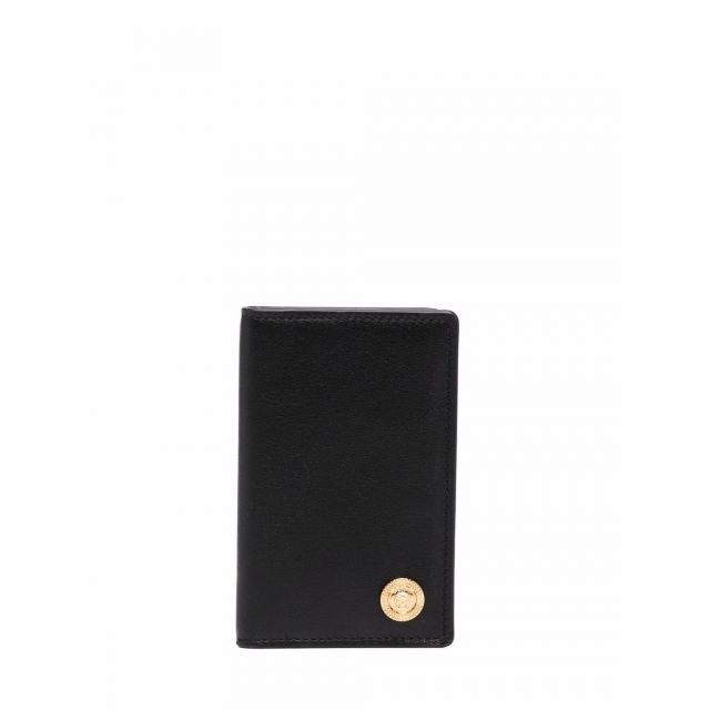 Black bi-fold leather Wallet - 1