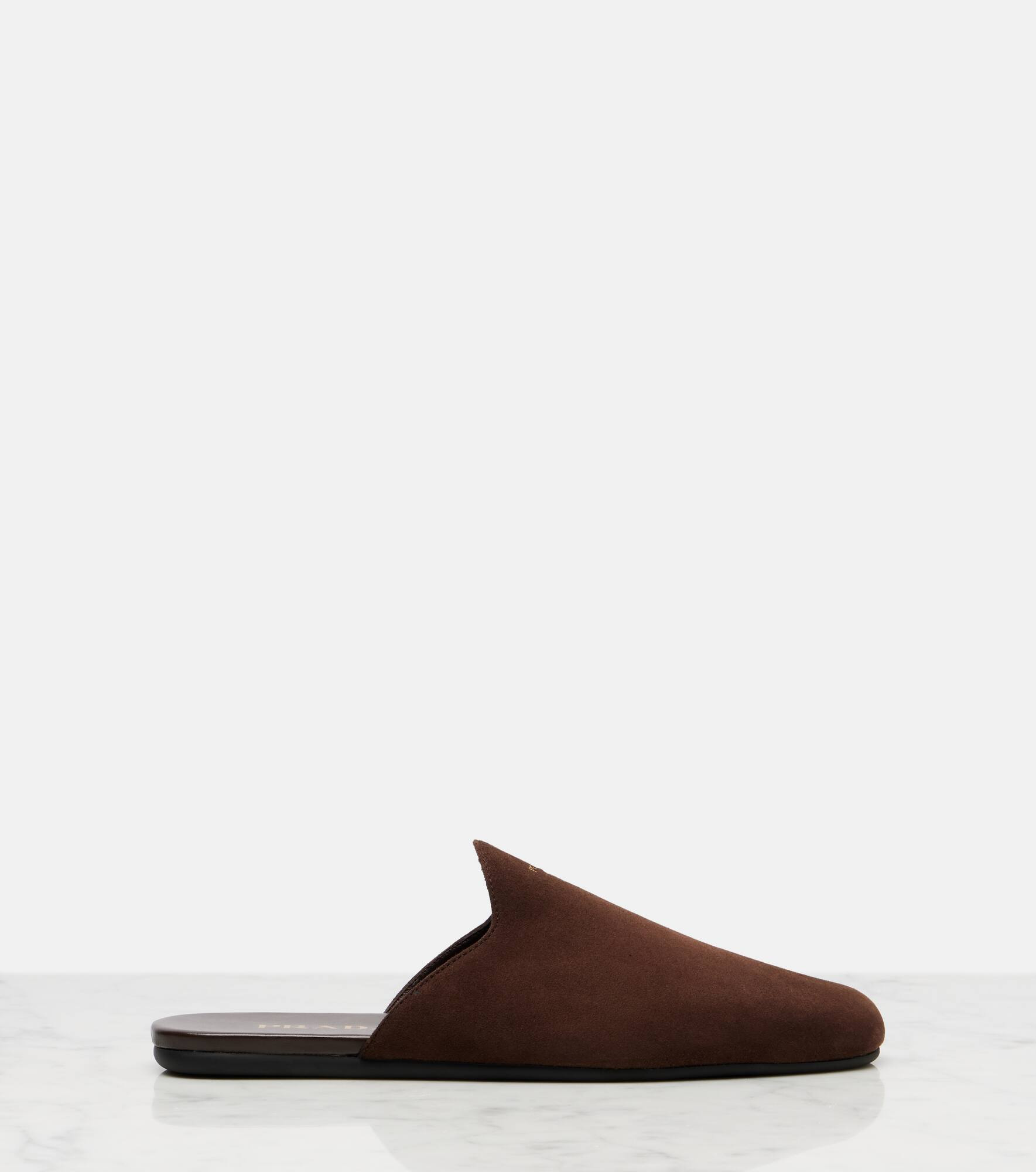 Suede mules - 4