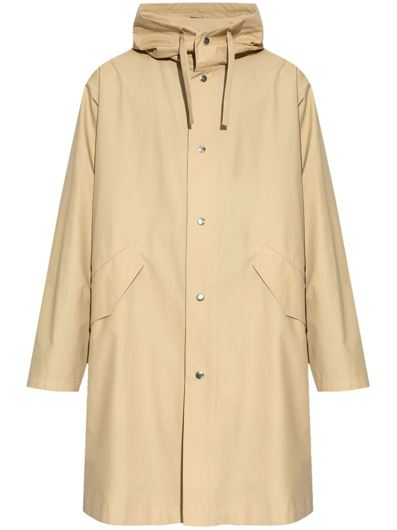 logo-print raincoat 1