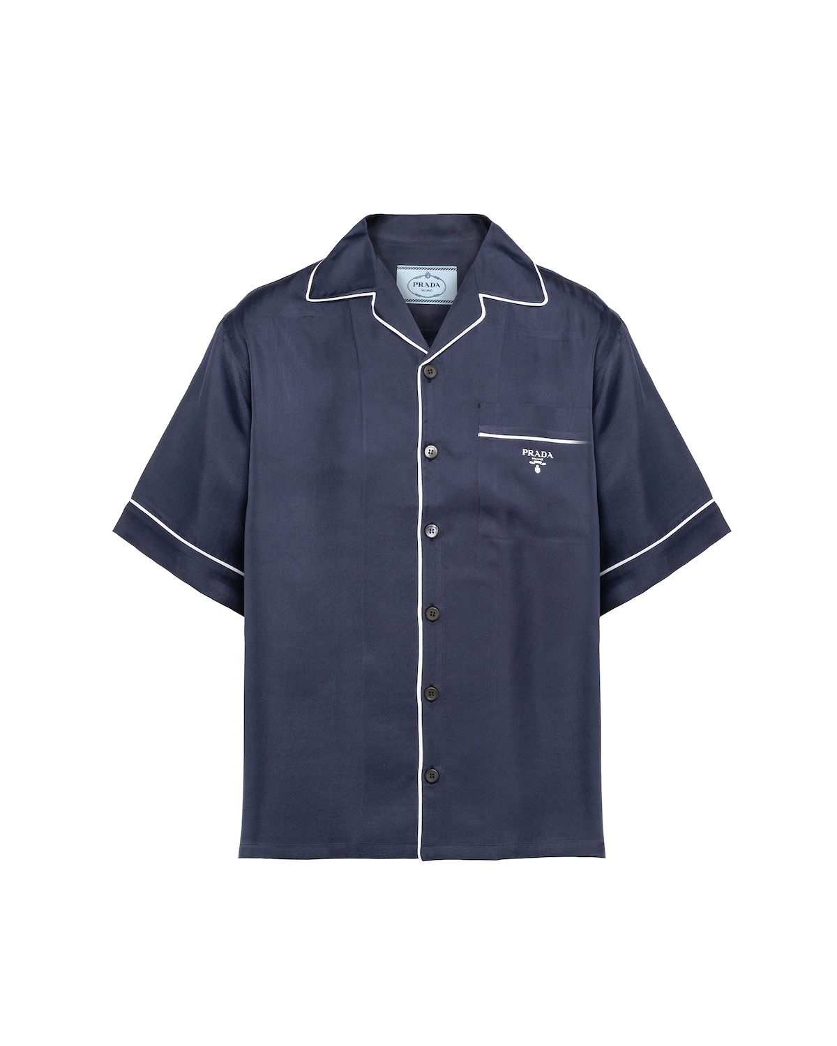 Silk twill bowling shirt - 1