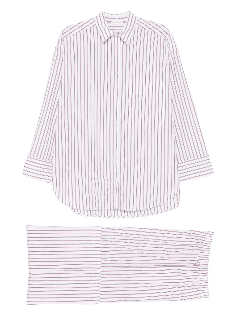 striped organic cotton tailoring - 1