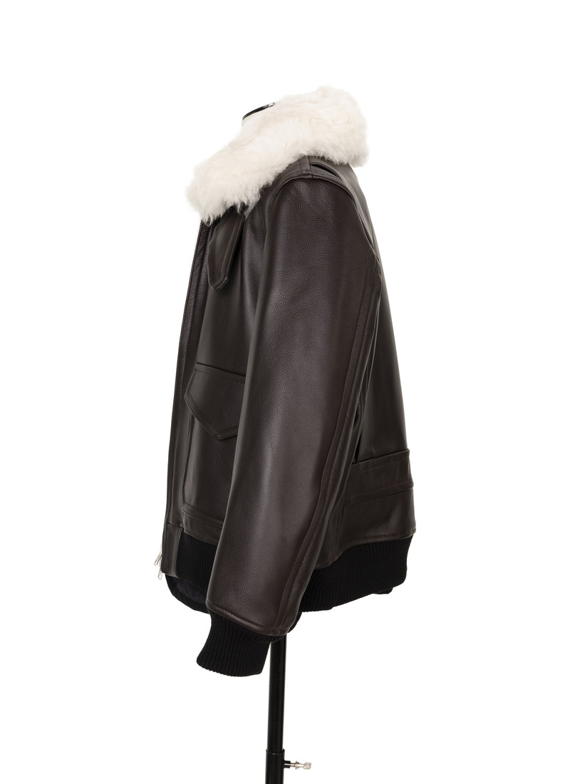 sacai Leather Jacket outlook