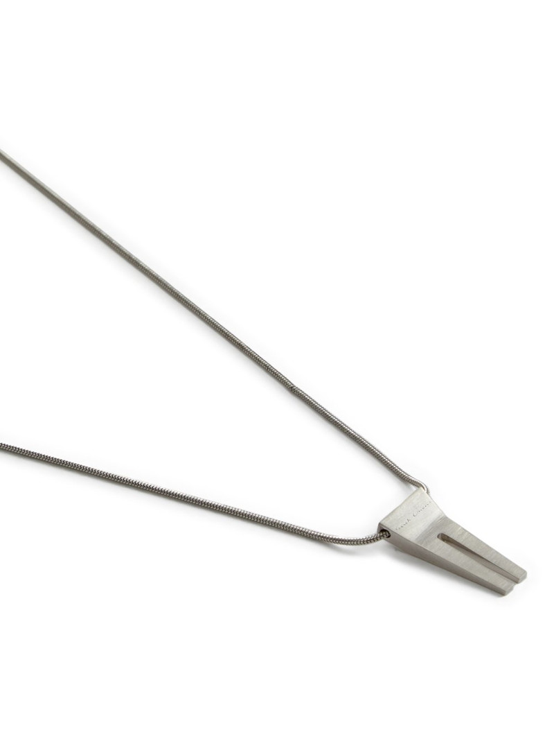 Silver Porterville Mini Open Trunk Charm Necklace 4