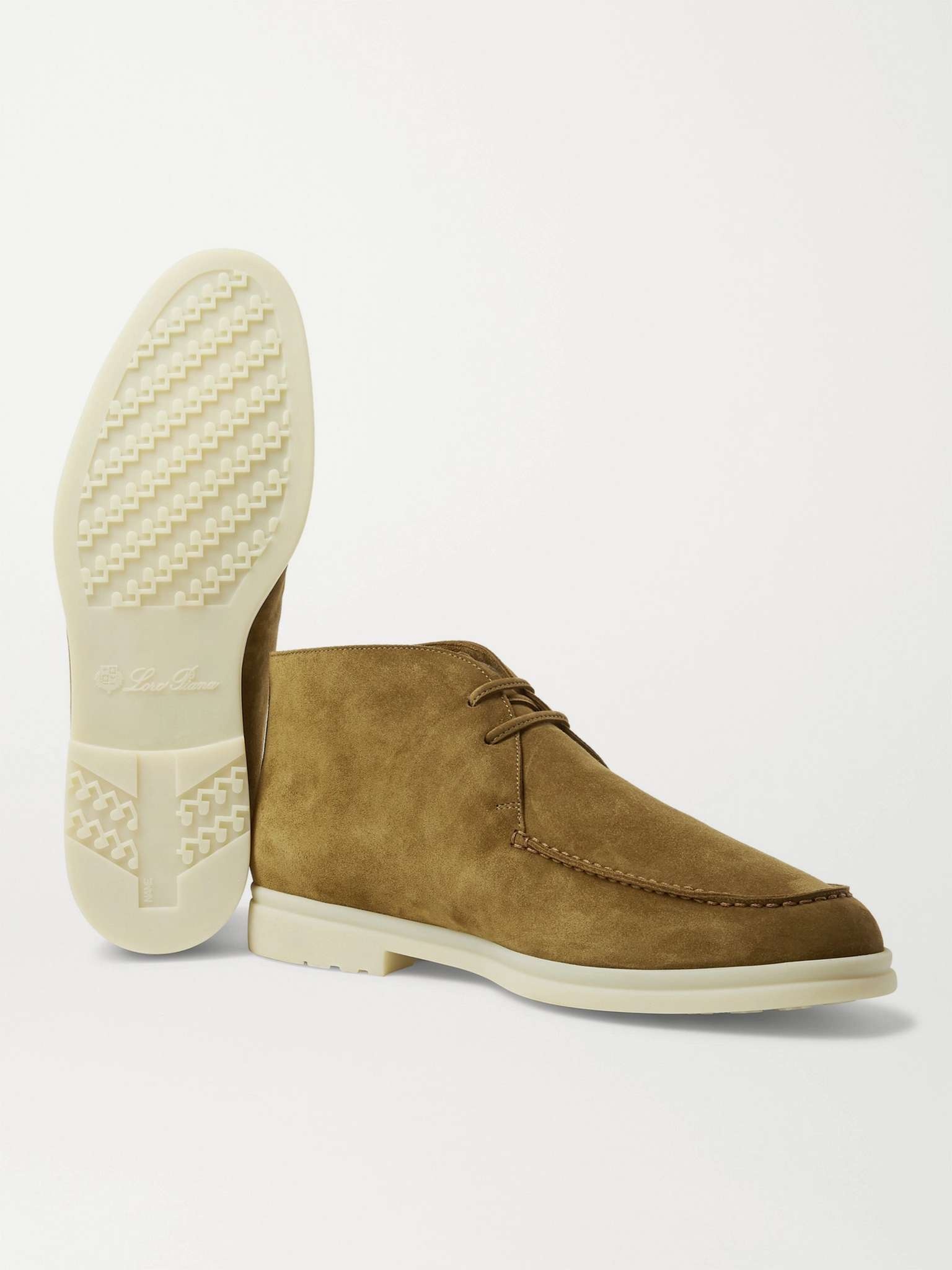 Walk and Walk Cashmere-Lined Suede Boots - 7