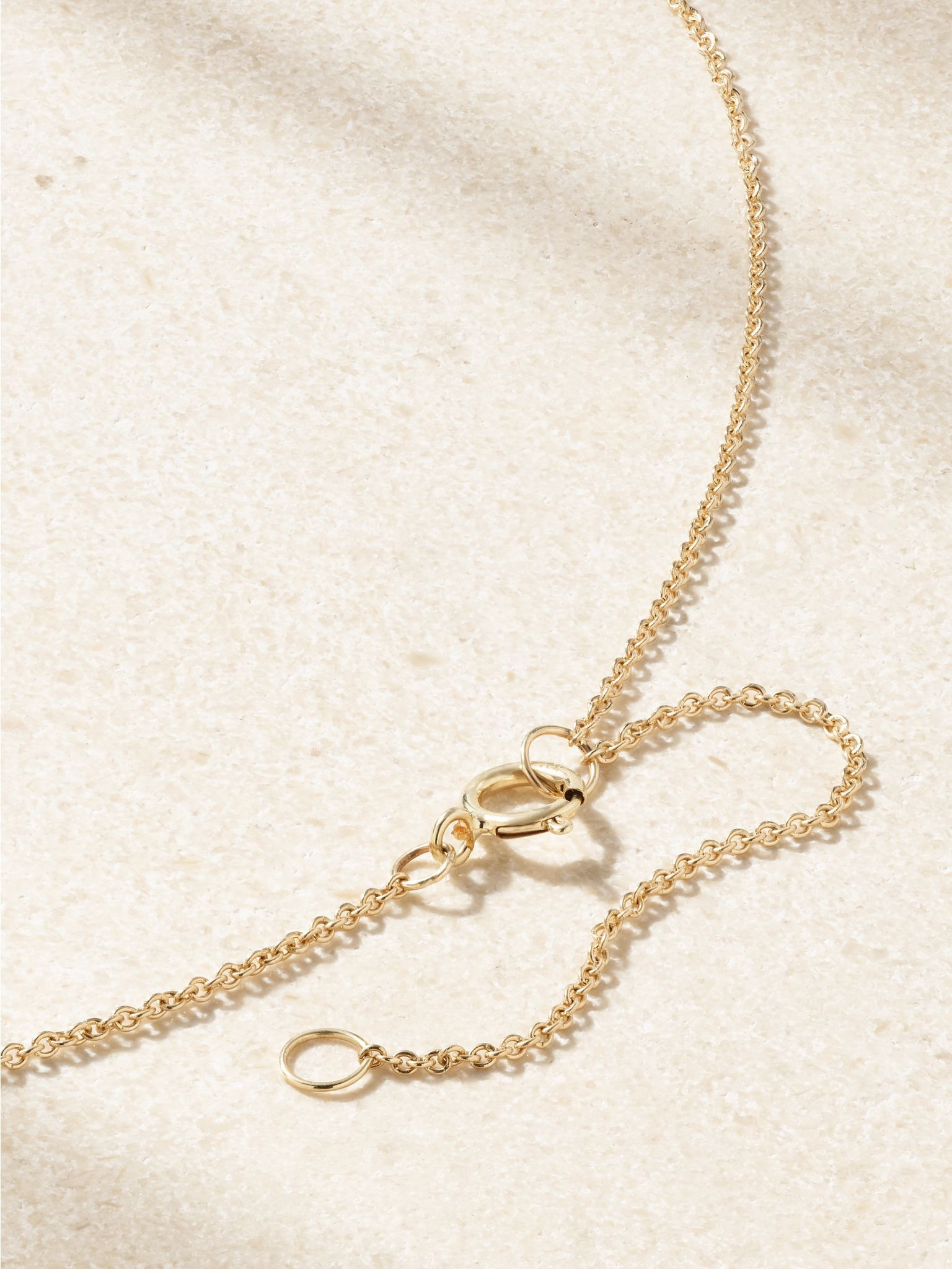 Twinkling Twine 10-karat gold diamond choker Gold - 3