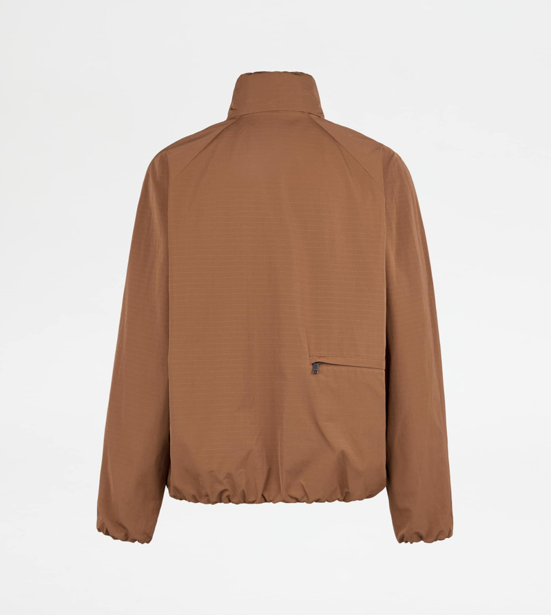 Tod's WINDBREAKER IN TECHNICAL FABRIC TOD'S•X CAPSULE COLLECTION - BROWN outlook