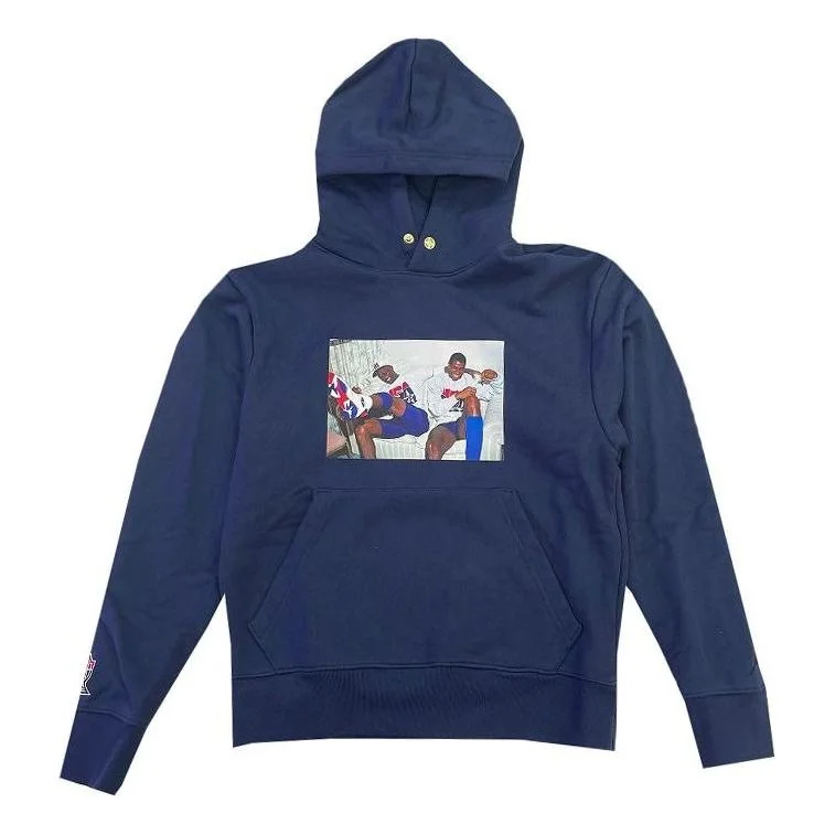 Air Jordan x Trophy Room Fleece Hoodie 'Midnight Navy' DR2953-410 - 1