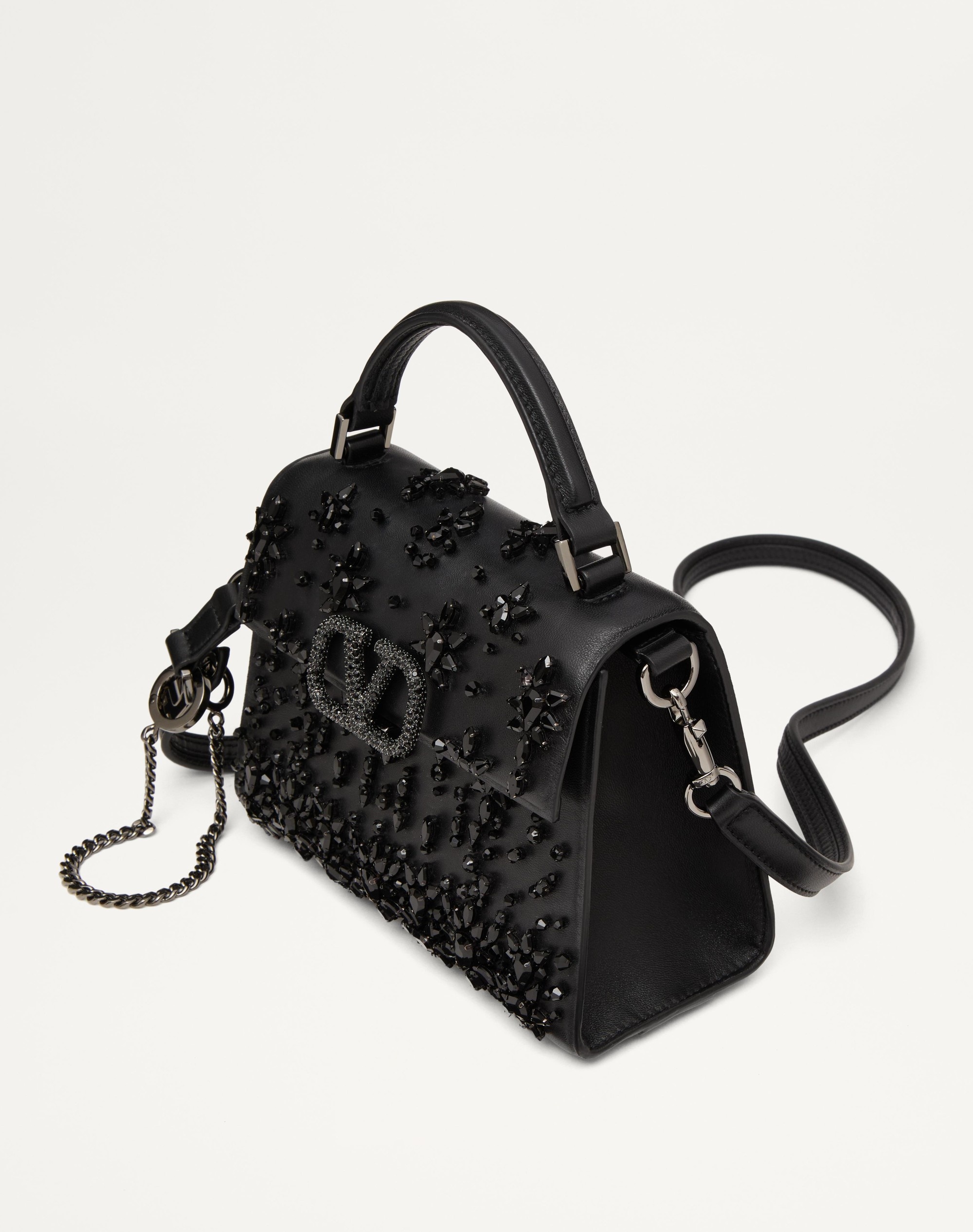 VALENTINO GARAVANI VSLING MINI EMBROIDERED HANDBAG - 6