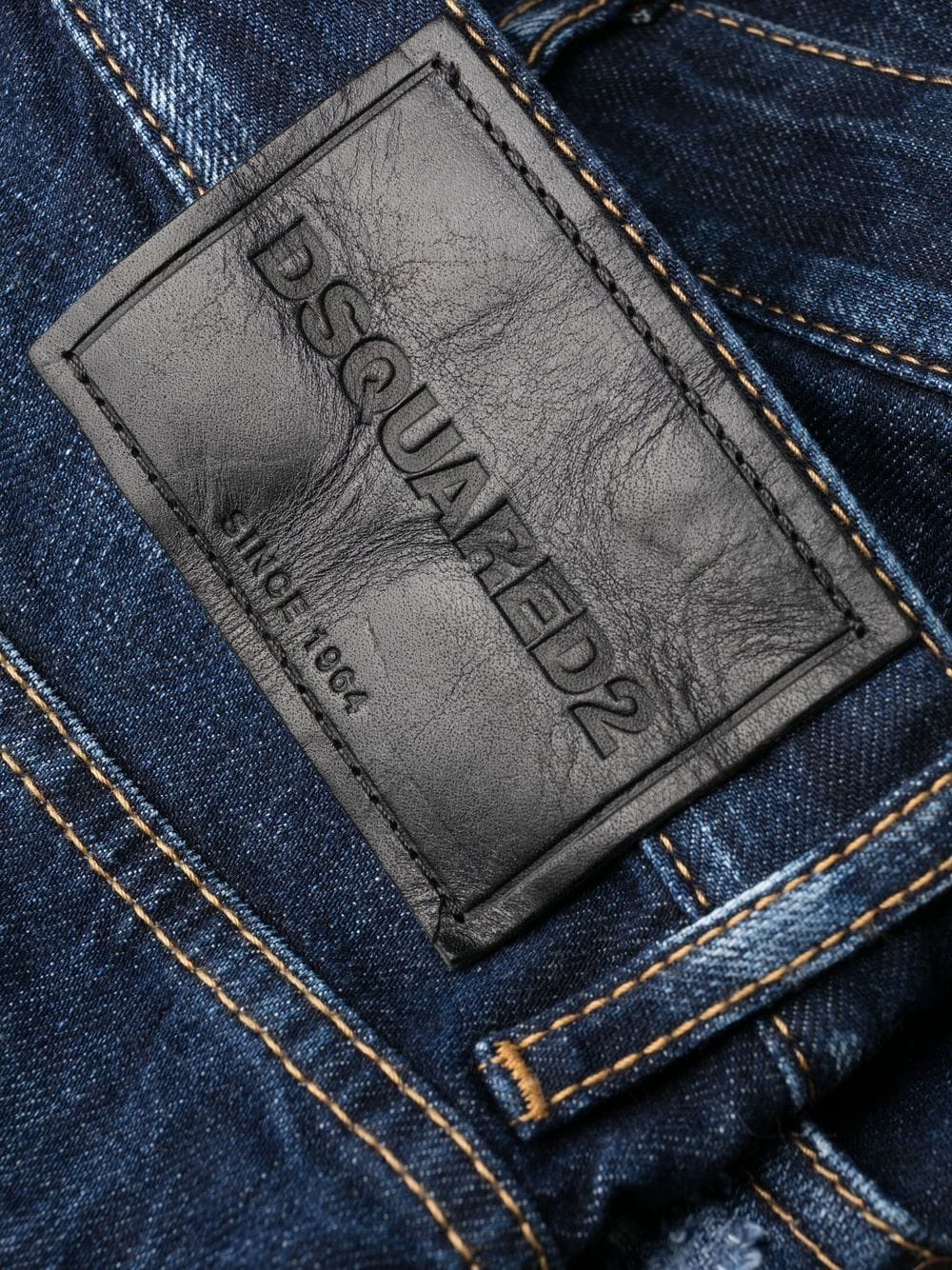 slim-cut denim jeans - 7