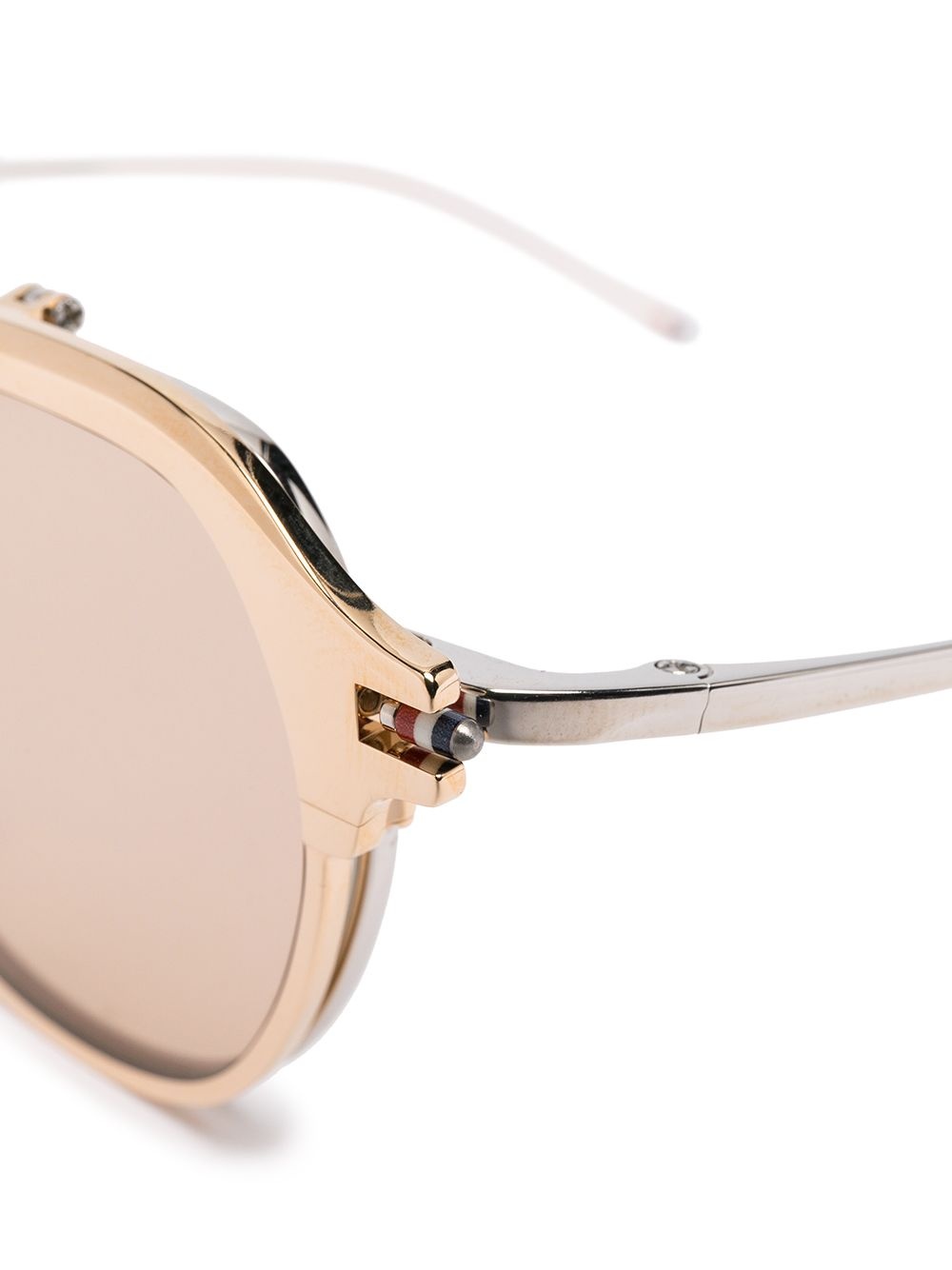 TB812 rectangular aviator sunglasses - 3