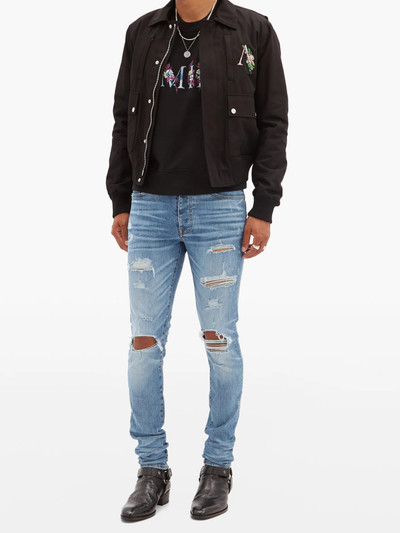 AMIRI Thrasher Plus distressed slim-leg jeans outlook