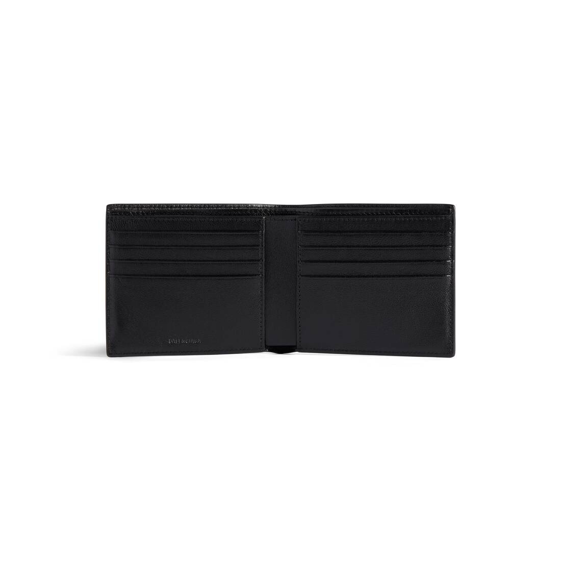 Cash Square Folded Wallet in Black - 2