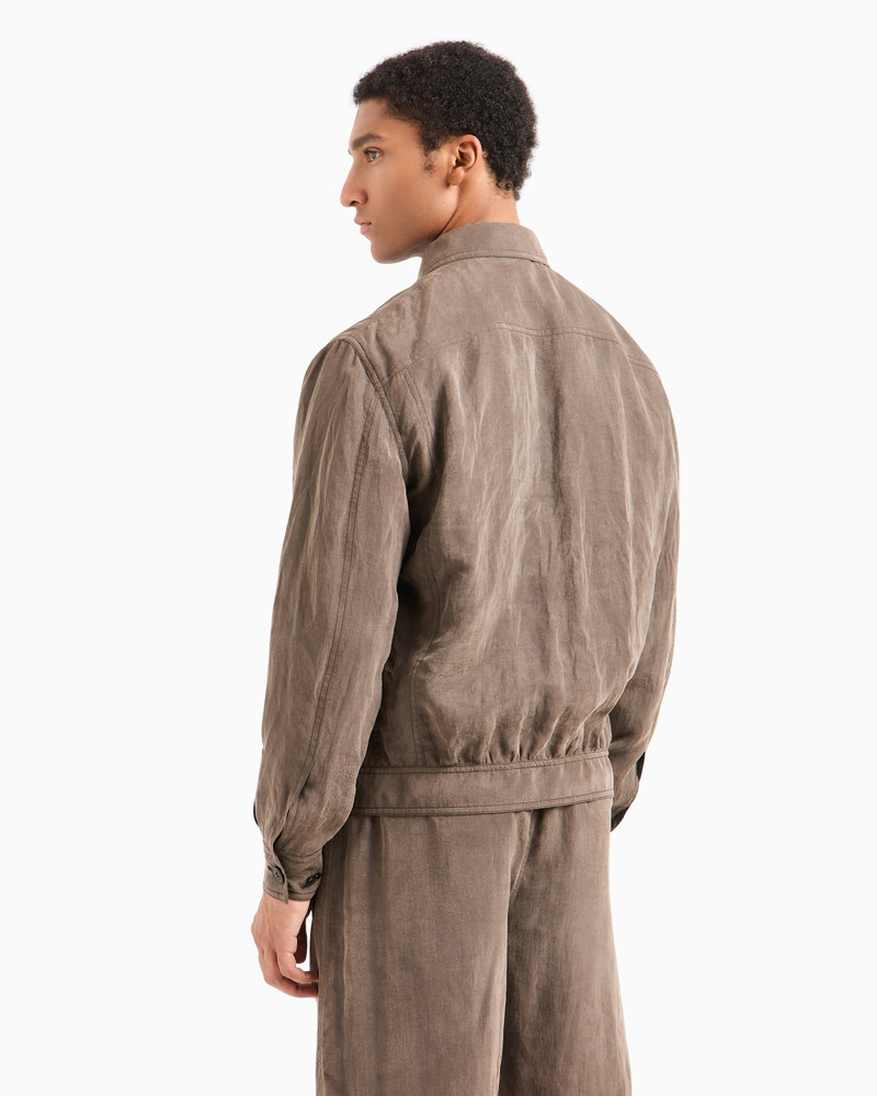 FADED LYOCELL CANVAS BLOUSON 3