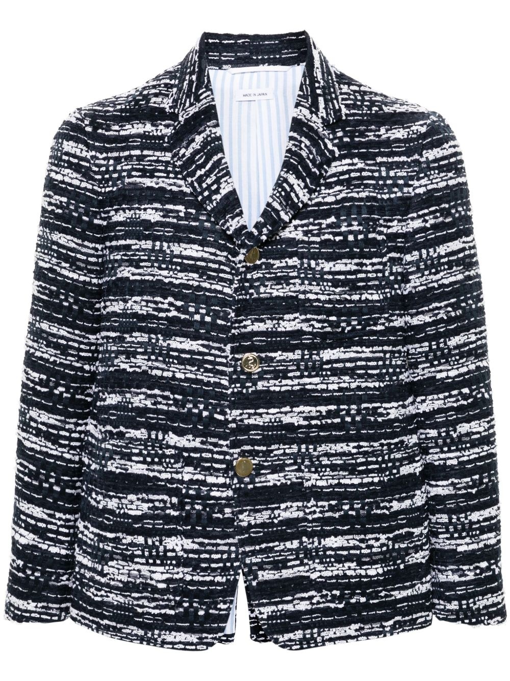 unconstructed tweed blazer - 1