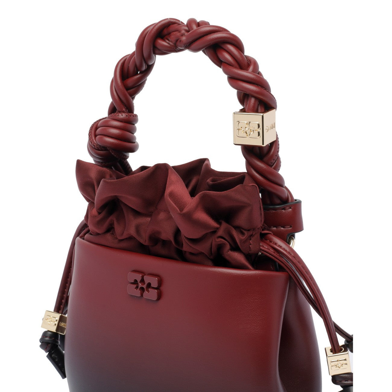 Ganni Women Mini Bou Bucket Bag - 4