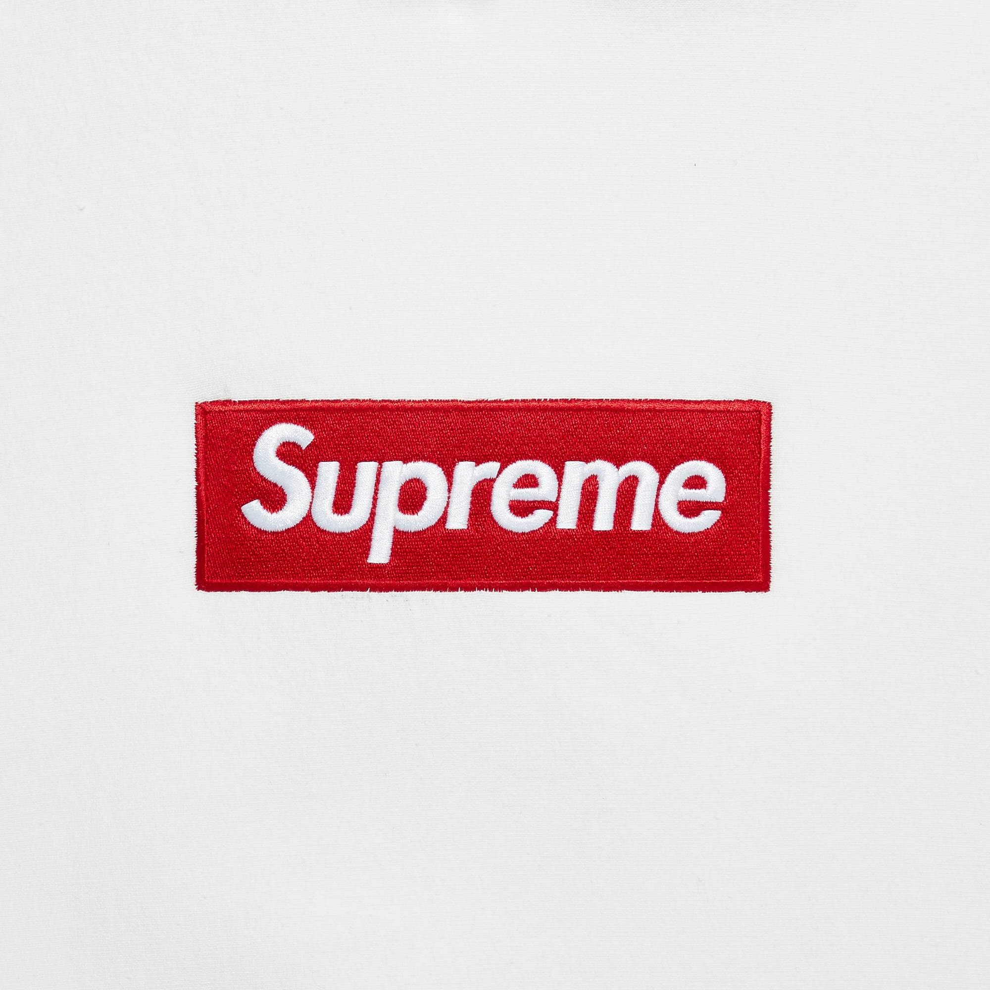 Supreme Box Logo Hooded Sweatshirt 'White' - 3