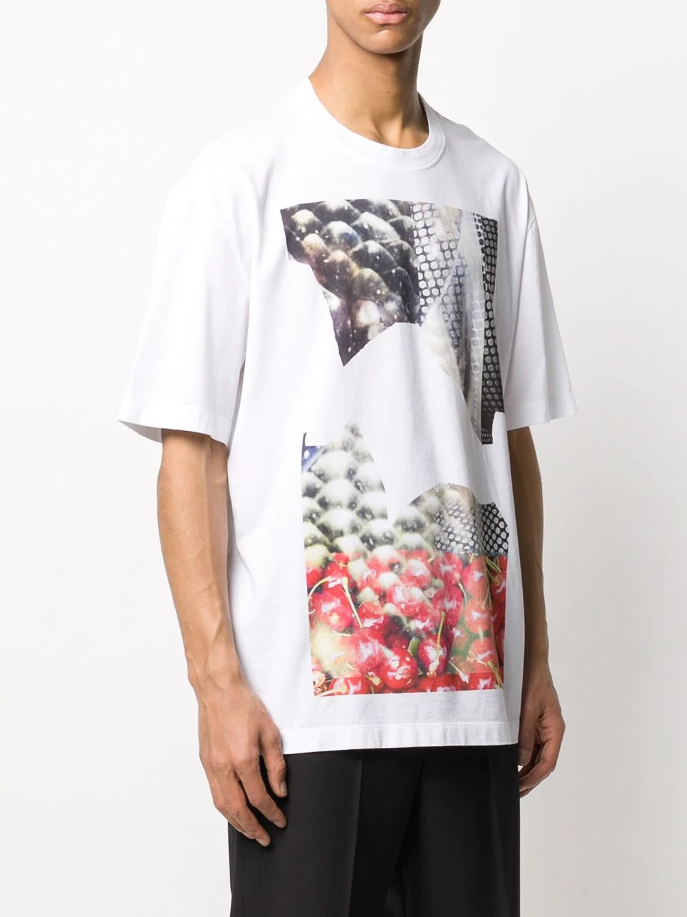 cherry print T-shirt - 3