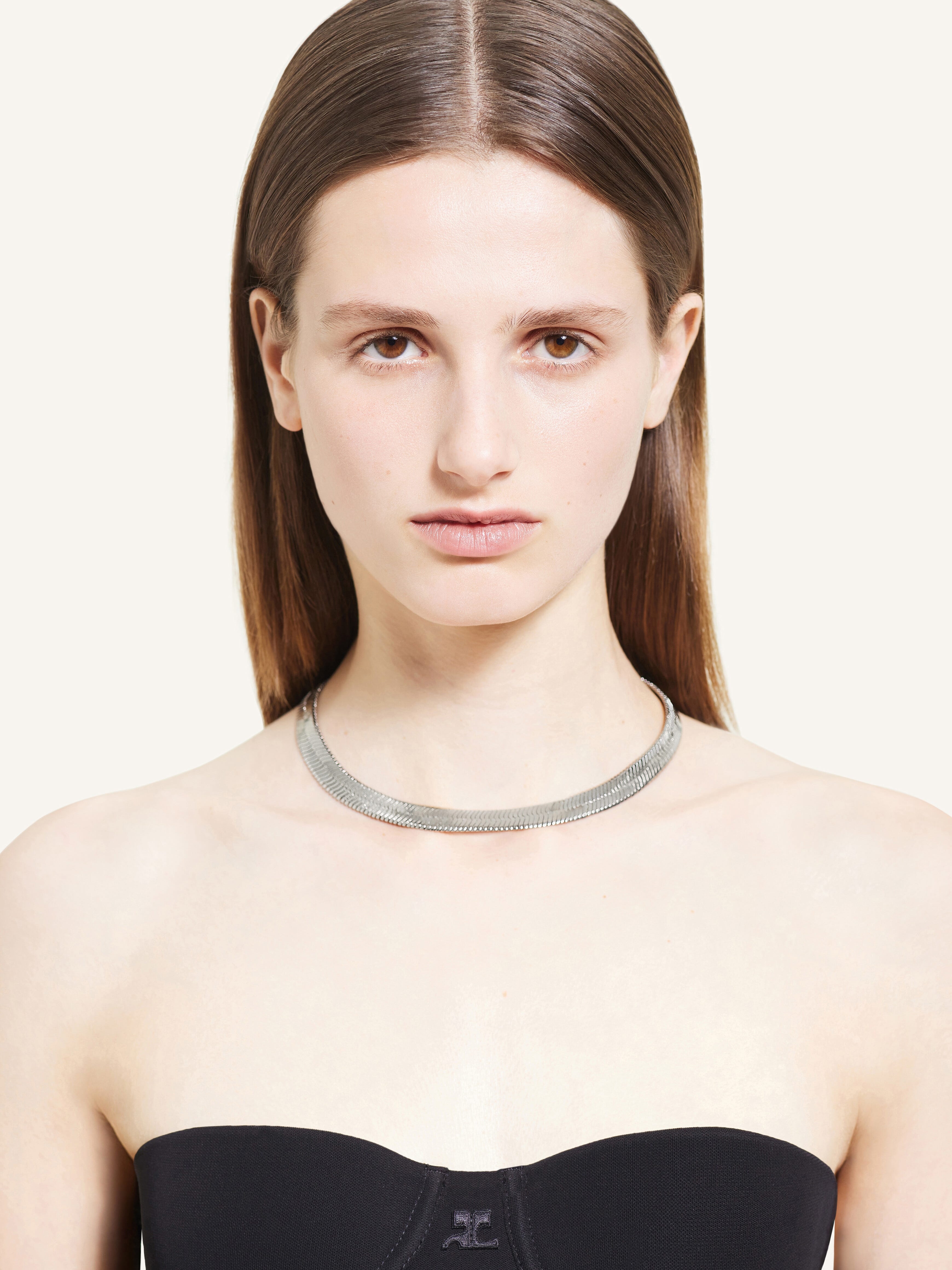 SNAKE CHAIN CHOCKER NECKLACE - 4