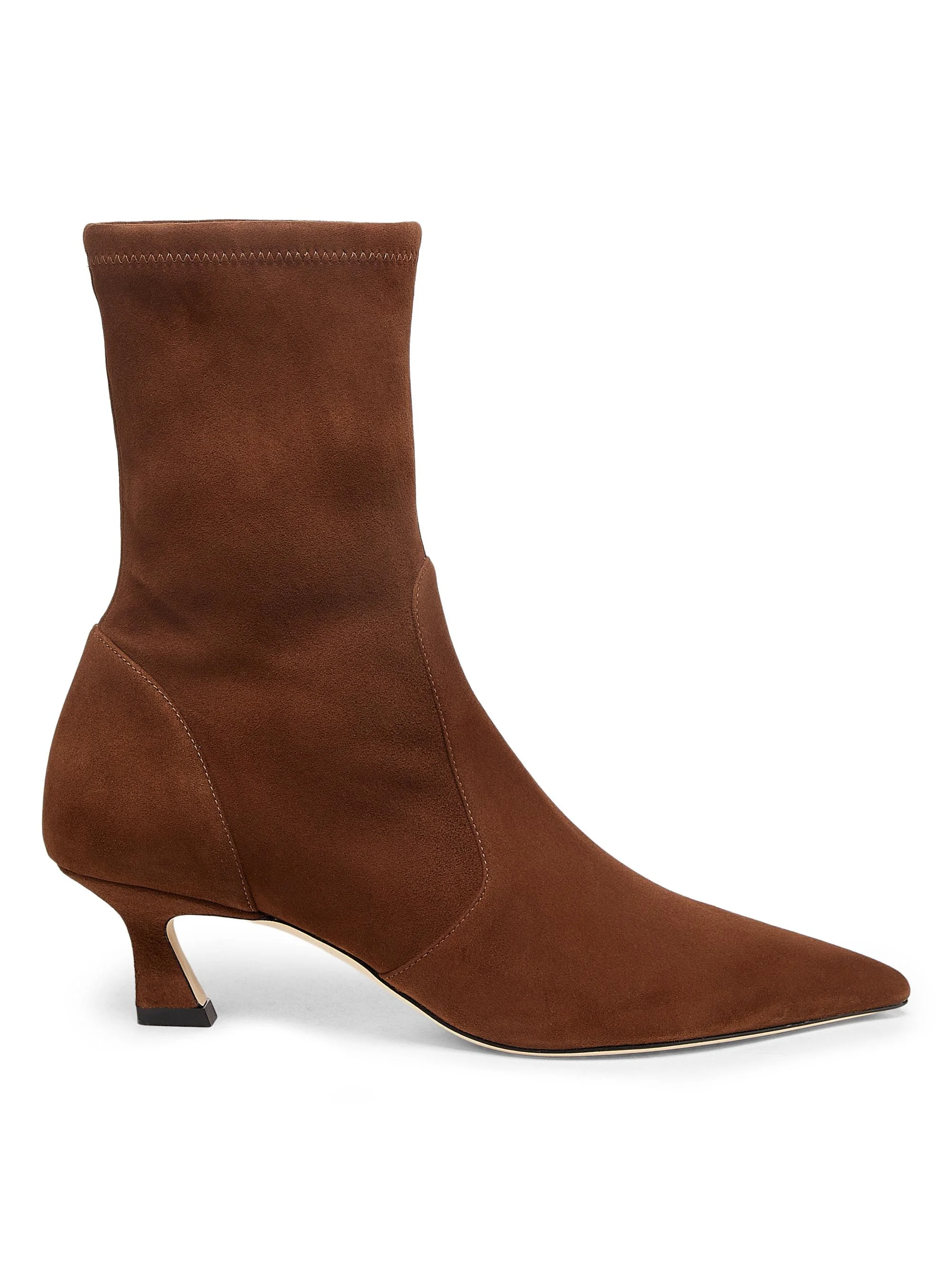 Women's Vinnie 50MM Suede Boots - Deep Coffee - 1