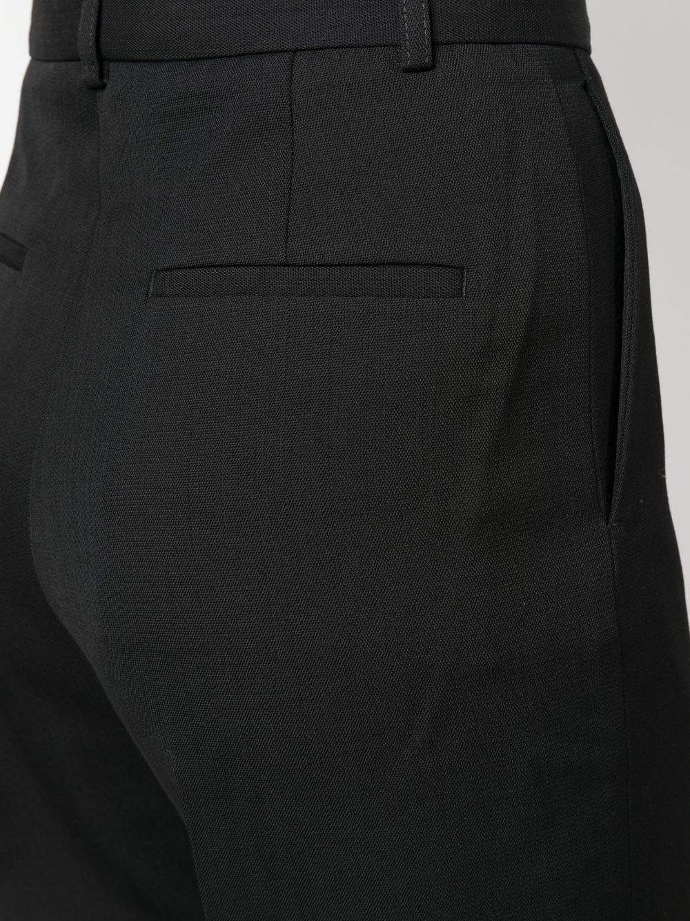 cropped straight-leg trousers - 5
