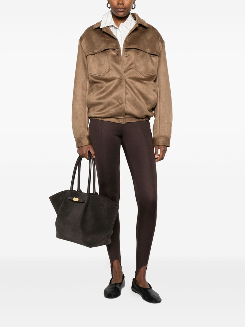 The Frankie Shop Hester button-fastening pocket jacket outlook